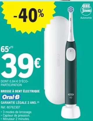 Brosse à dent électrique Oral-B Réf. 80762307