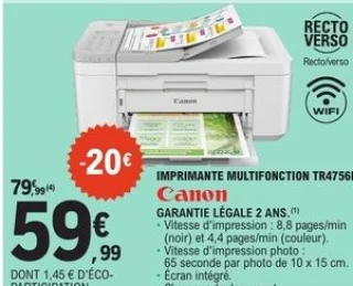 Imprimante multifonction TR4756i Canon