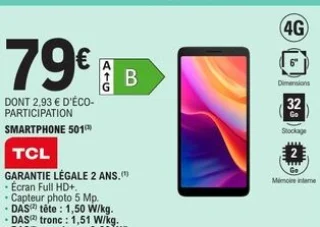 Smartphone TCL 501