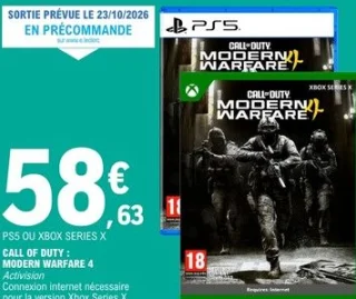 CALL OF DUTY: MODERN WARFARE 4 Activision PS5 OU XBOX SERIES X