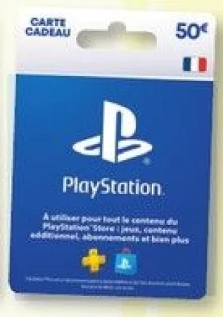 Carte cadeau PlayStation 50€