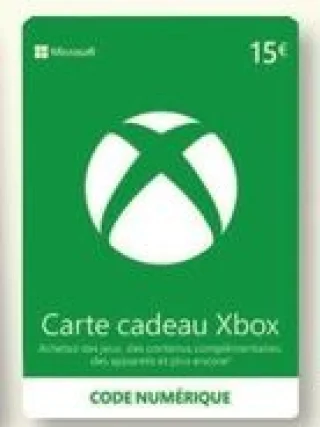 Carte cadeau Xbox 15€