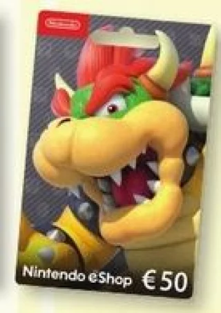 Carte Nintendo eShop 50€