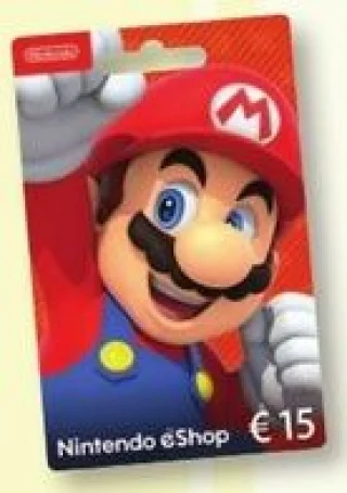 Carte Nintendo eShop 15€