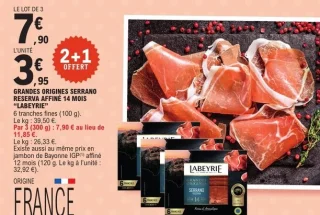 Grandes Origines Serrano Reserva affiné 14 mois "Labeyrie"