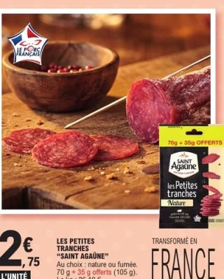 Les petites tranches "Saint Agaûne"
