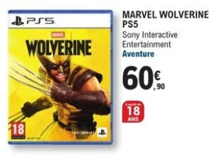 Marvel Wolverine PS5