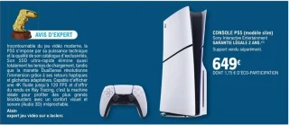 Console PS5 (modèle slim)