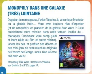 Monopoly Star Wars : Heroes vs Villains