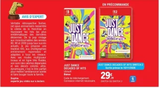 Just Dance Decades of Hits (Switch ou Switch 2)