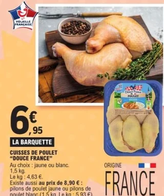 Cuisses de poulet Douce France