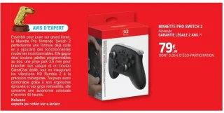 MANETTE PRO SWITCH 2 Nintendo