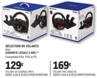 Sélection de volants Hori