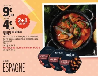Cocotte de moules Royal