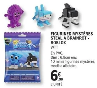 Figurines mystères Steal a Brainrot - Roblox WTT