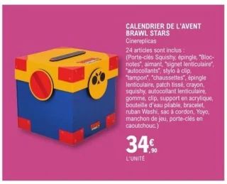 Calendrier de l'Avent Brawl Stars Cinereplicas