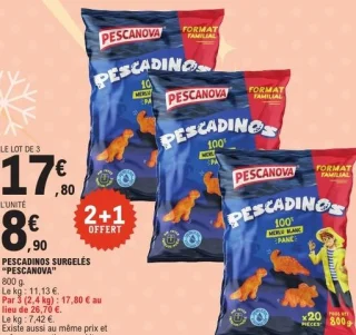 Pescadinos surgelés Pescanova