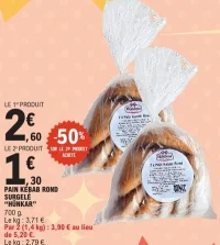 Pain Kebab Rond Surgelé "Hünkar"