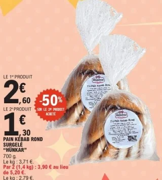 Pain Kebab Rond Surgelé "Hünkar"