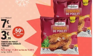 Tenders de Poulet Corn Flakes Surgelés "Hünkar"