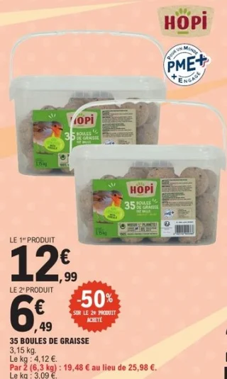 35 boules de graisse Hopi