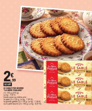 Le sablé pur beurre La Mère Poulard