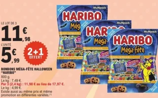 Bonbons Méga-Fête Halloween Haribo