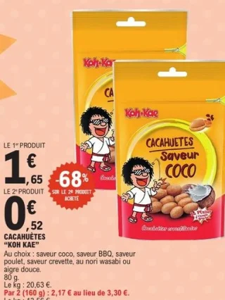 Cacahuètes "Koh Kae"