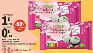 Nouilles de konjac "Natura by Sentai"