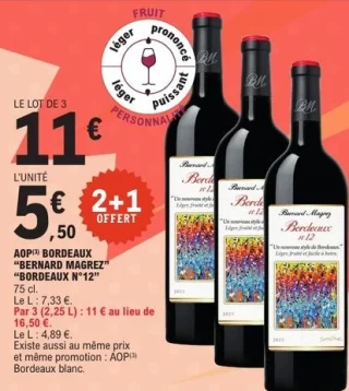 Vin rouge AOP Bordeaux Bernard Magrez Bordeaux N°12