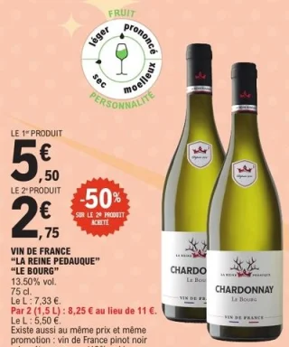 Vin blanc Vin de France La Reine Pédauque Le Bourg