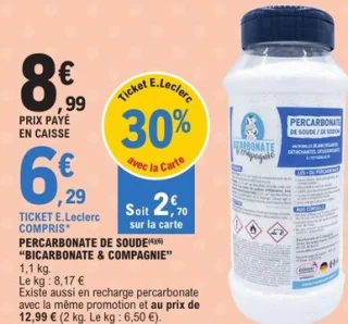 Percarbonate de soude "Bicarbonate & Compagnie"