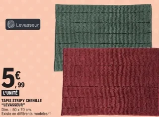 Tapis stripy chenille Levasseur