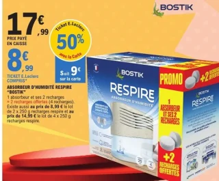 Absorbeur d'humidité Respire Bostik