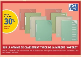 Gamme de classement Twice Oxford