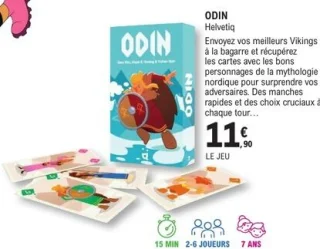 Jeu de cartes Odin Helvetiq