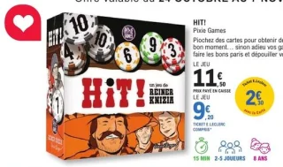 Jeu de cartes Hit! Pixie Games