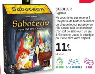 SABOTEUR Gigamic