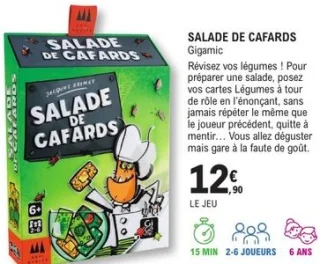 Jeu Salade de Cafards Gigamic