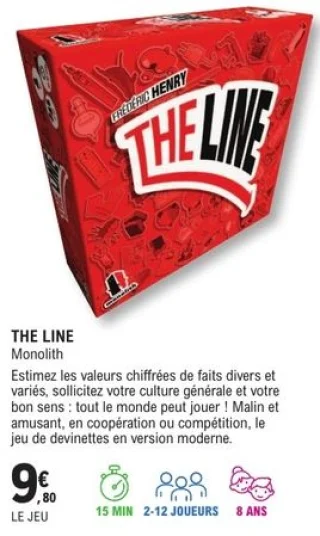Jeu de société THE LINE Monolith