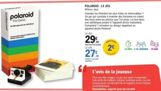 Jeu de société Polaroid : Le Jeu Wilson Jeux