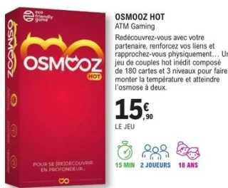 Jeu pour couples Osmooz Hot ATM Gaming
