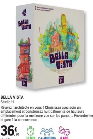 Jeu de société Bella Vista Studio H