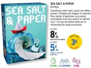 Jeu de cartes Sea Salt & Paper Bombyx