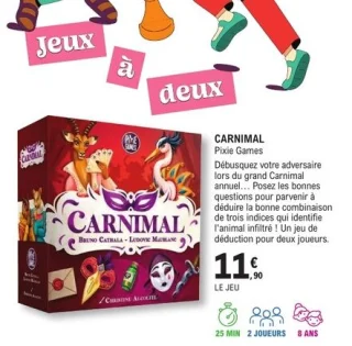 Jeu de société Carnimal Pixie Games