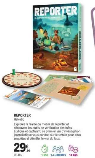 Jeu d'enquête Reporter Helvetiq