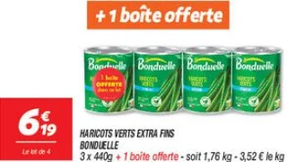 Haricots verts extra fins 