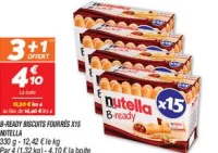 B-ready biscuits fourrés x15