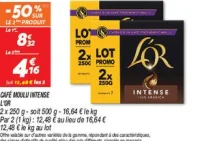 Café moulu  intense