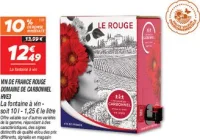 Vin de france rouge